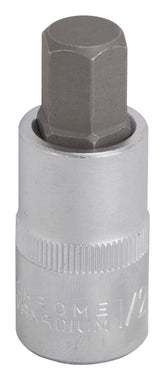 Vulcan Hex Bit Socket, Chrome, 1/2 in, 1/2 Drive, 2-1/2 in OAL